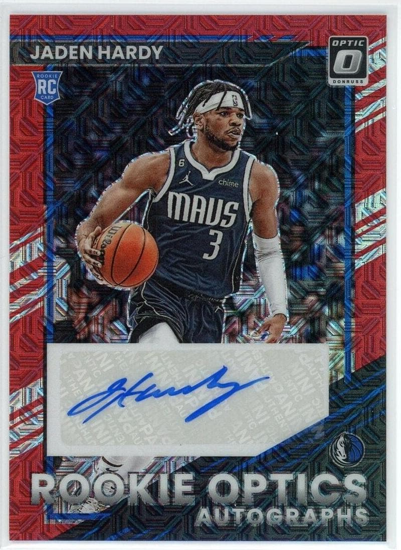 Jaden Hardy 2022 panini Donruss Optic