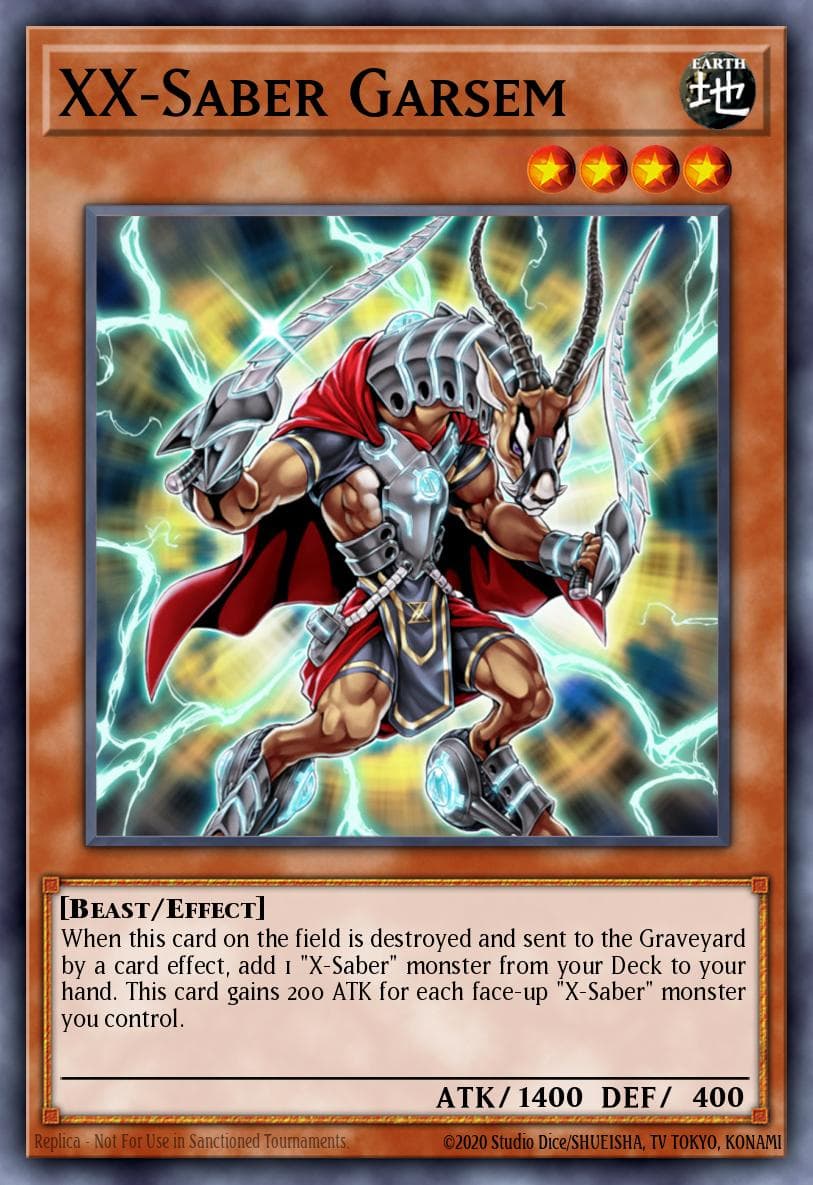 XX-Saber Garsem 2010 Yu-Gi-Oh! Absolute Powerforce