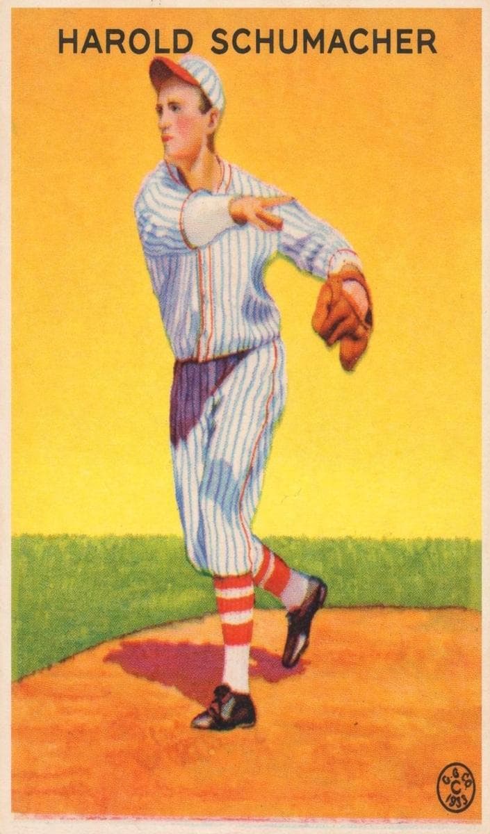 Harold Schumacher 1933 unknown Goudey