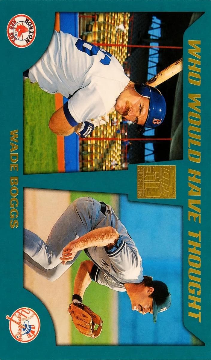 Wade Boggs 2001 topps Topps Traded & Rookies