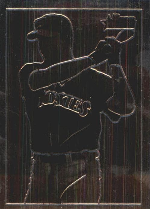 Todd Helton 2001 bowman Heritage Chrome