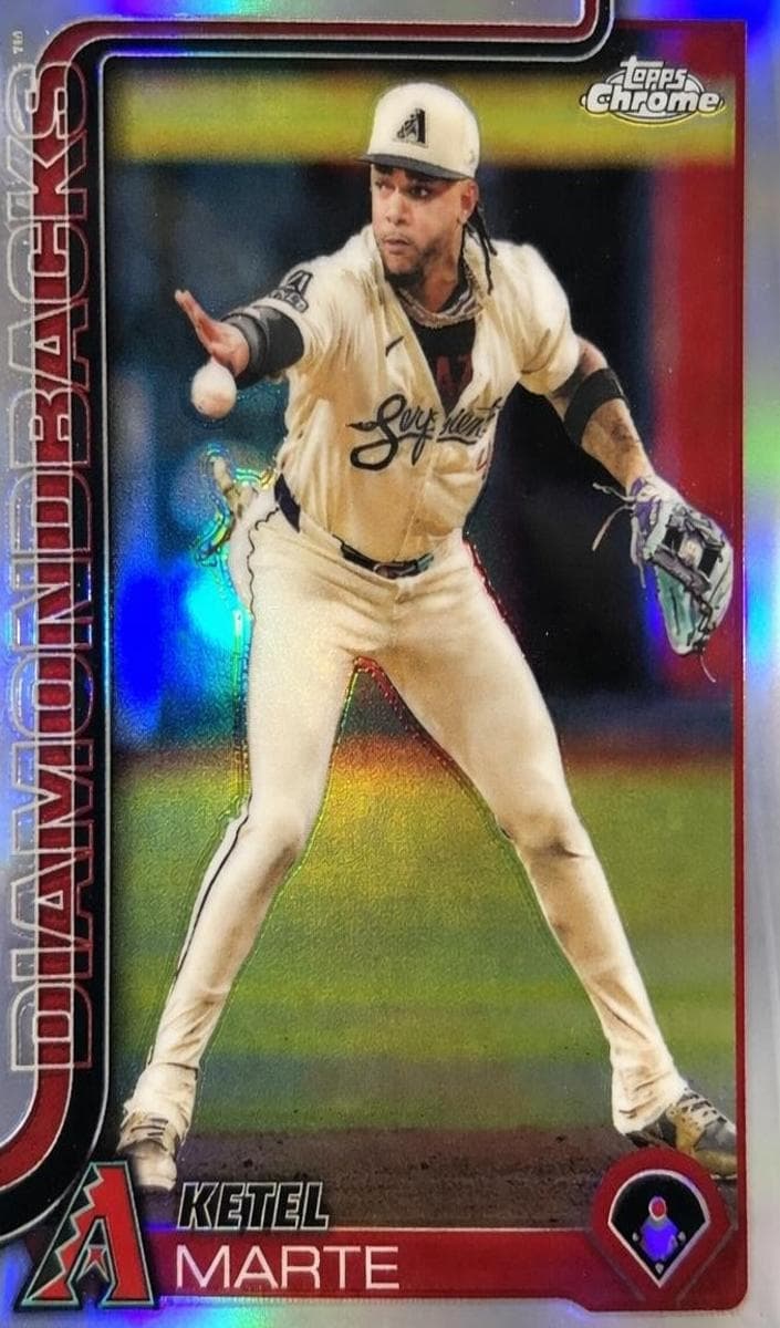 Ketel Marte 2025 topps Topps Chrome Sapphire