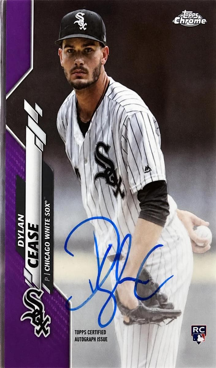Dylan Cease 2020 topps Topps Chrome