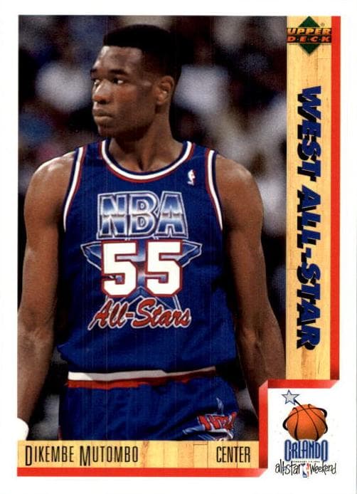 Dikembe Mutombo 1991 upper-deck International