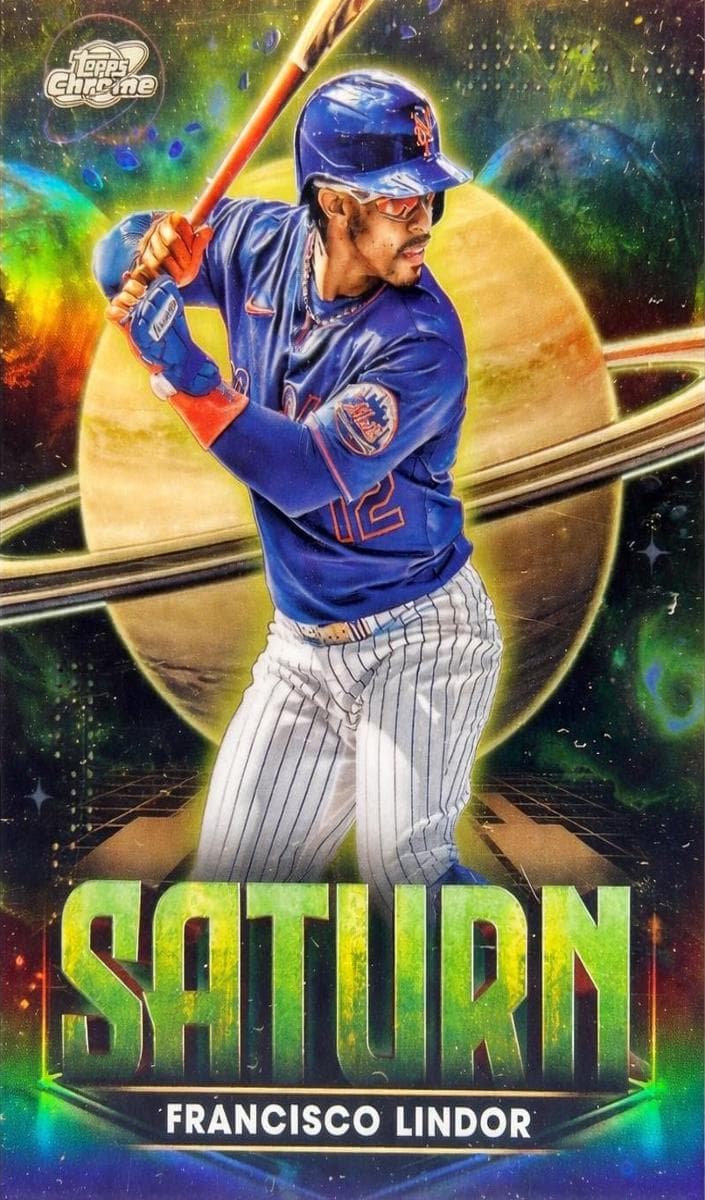 Francisco Lindor 2025 topps Topps Cosmic Chrome