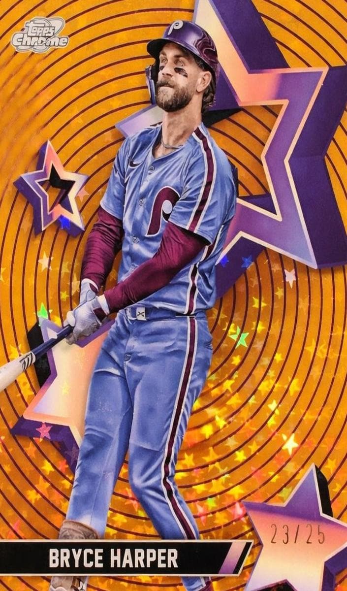 Bryce Harper 2025 topps Topps Cosmic Chrome