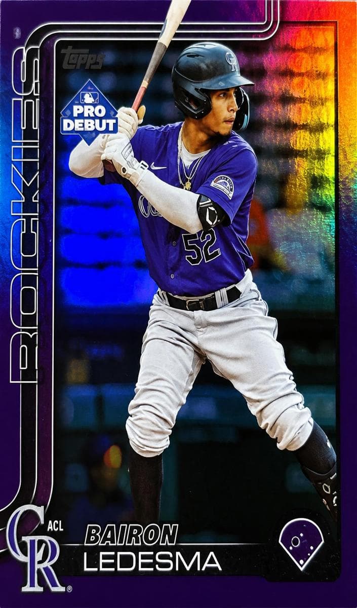 Bairon Ledesma trading card