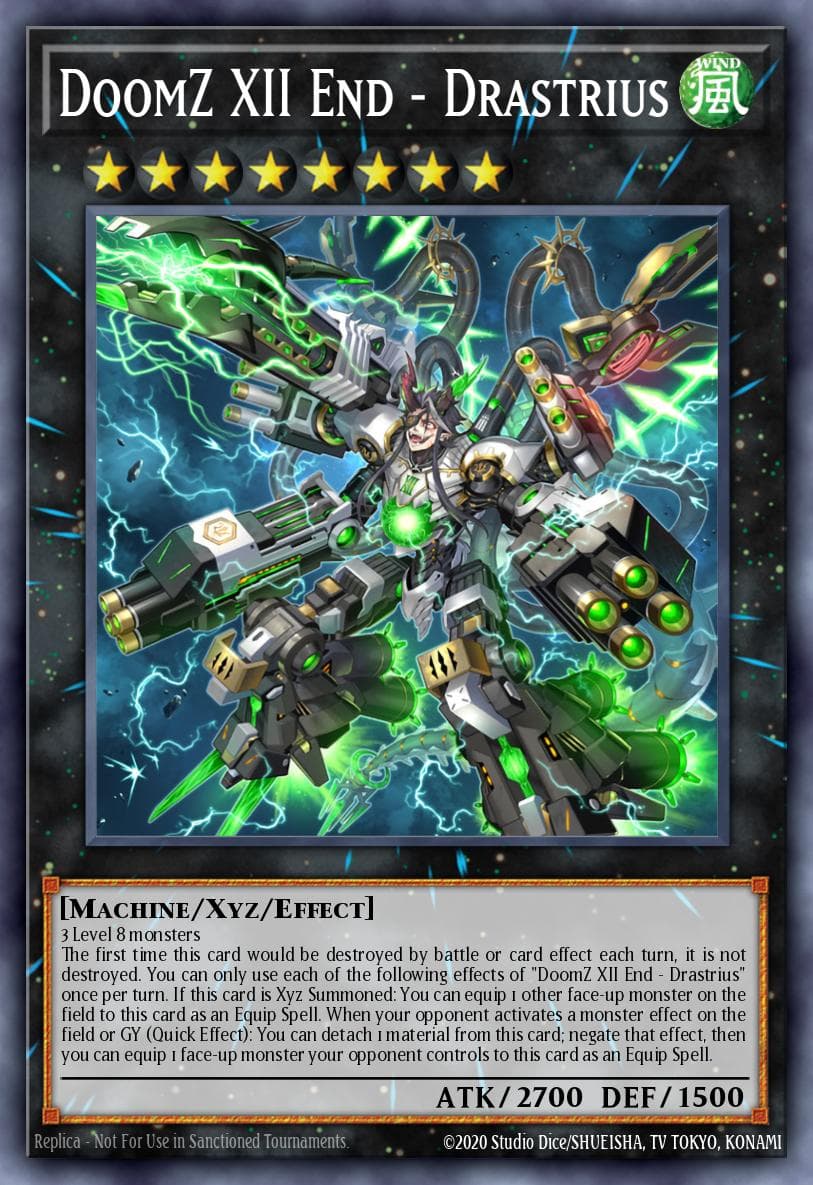 DoomZ XII End - Drastrius 2025 Yu-Gi-Oh! Doom of Dimensions