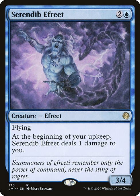 Serendib Efreet 1994 Magic: The Gathering Revised