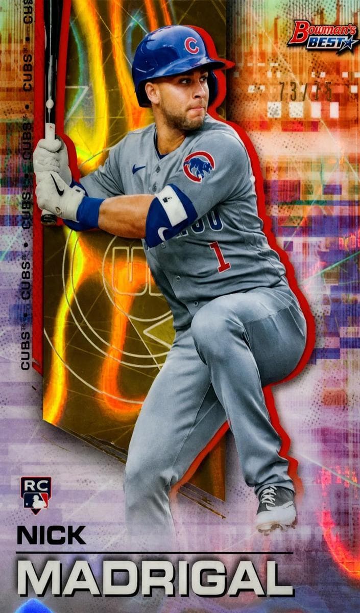 Nick Madrigal 2021 bowman Bowman's Best
