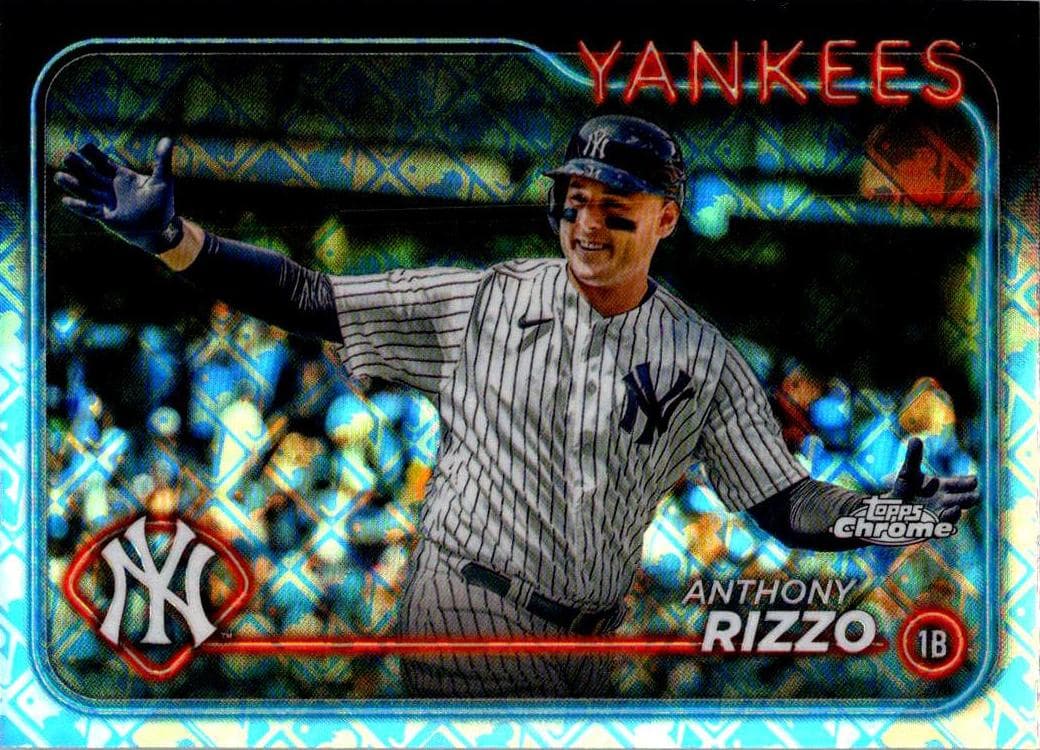 Anthony Rizzo 2024 topps Topps Chrome Logofractor Edition