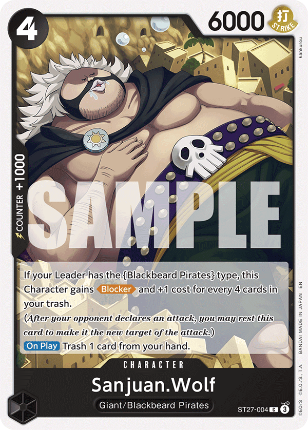 Sanjuan.Wolf 2025 One Piece