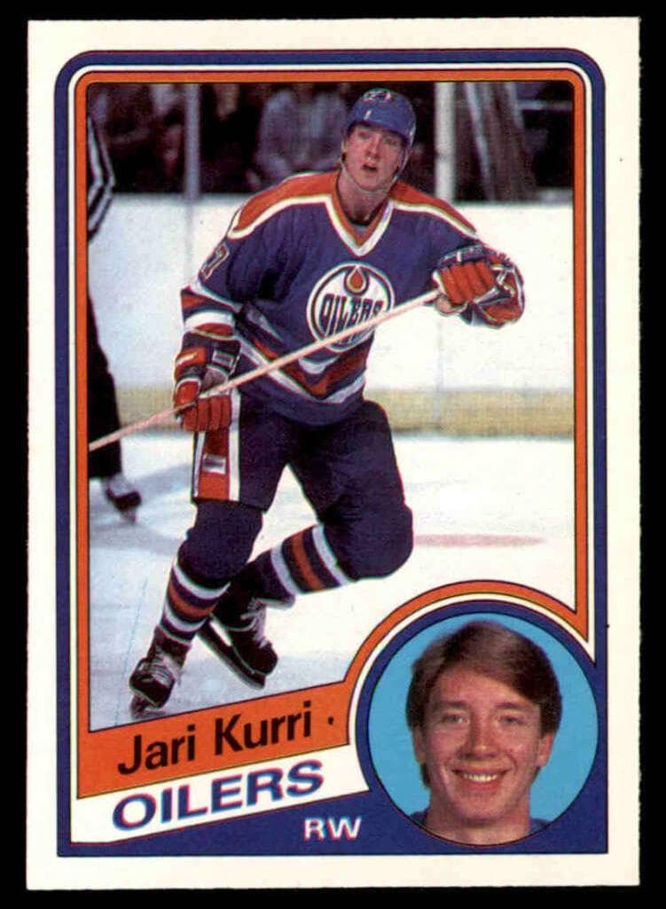 Jari Kurri 1984 topps O-Pee-Chee