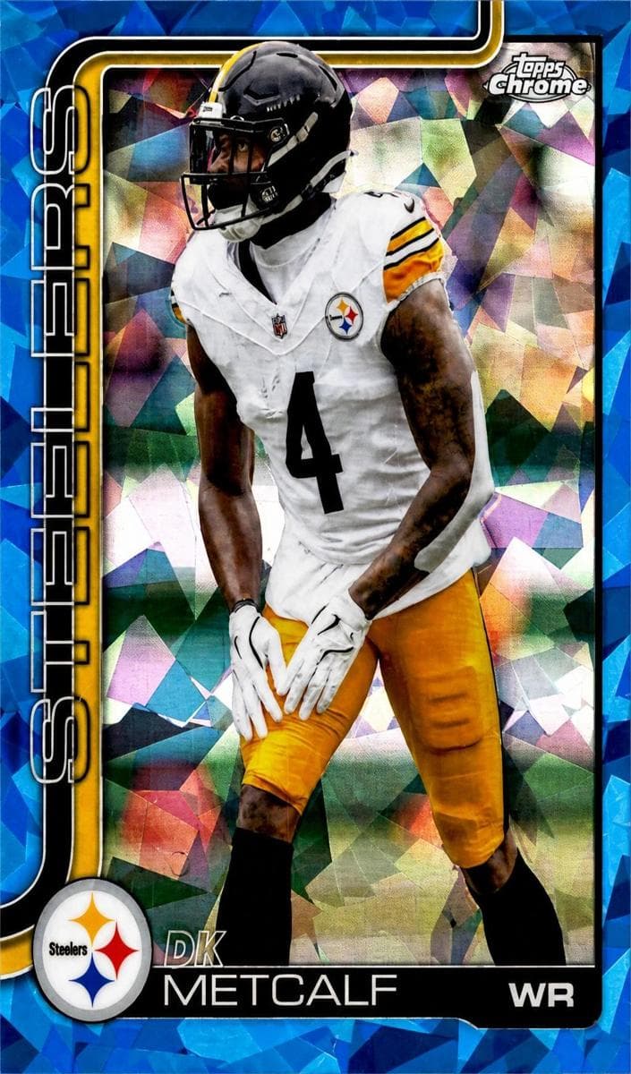 DK Metcalf 2025 topps Topps Chrome Sapphire