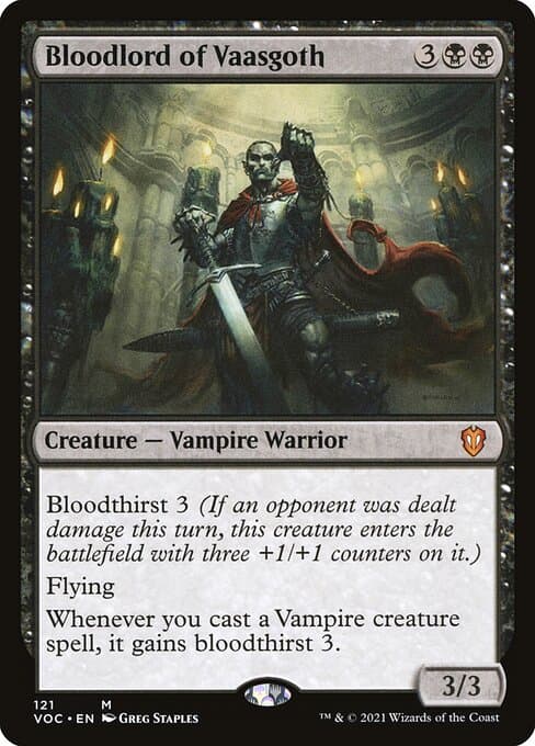 Bloodlord of Vaasgoth 2011 Magic: The Gathering Core Set 2012 Pre-Release