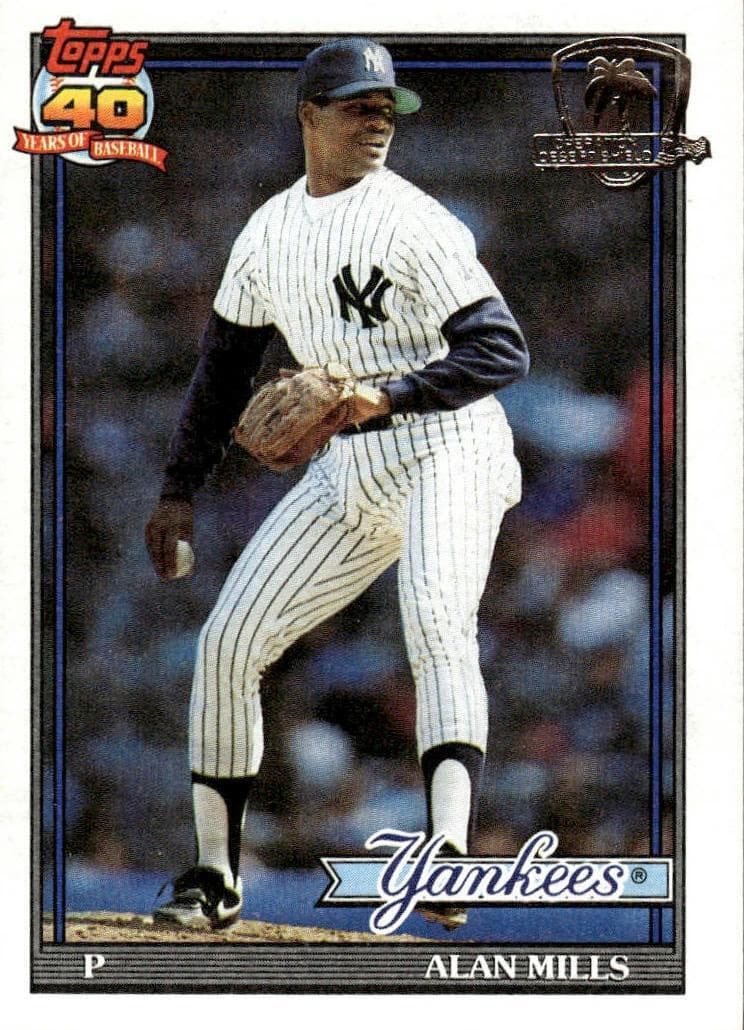 Alan Mills 1991 topps Topps