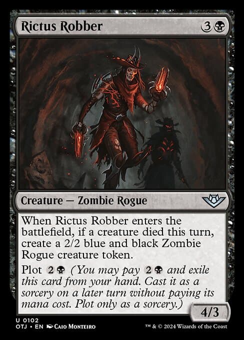 Rictus Robber 2024 Magic: The Gathering Outlaws of Thunder Junction