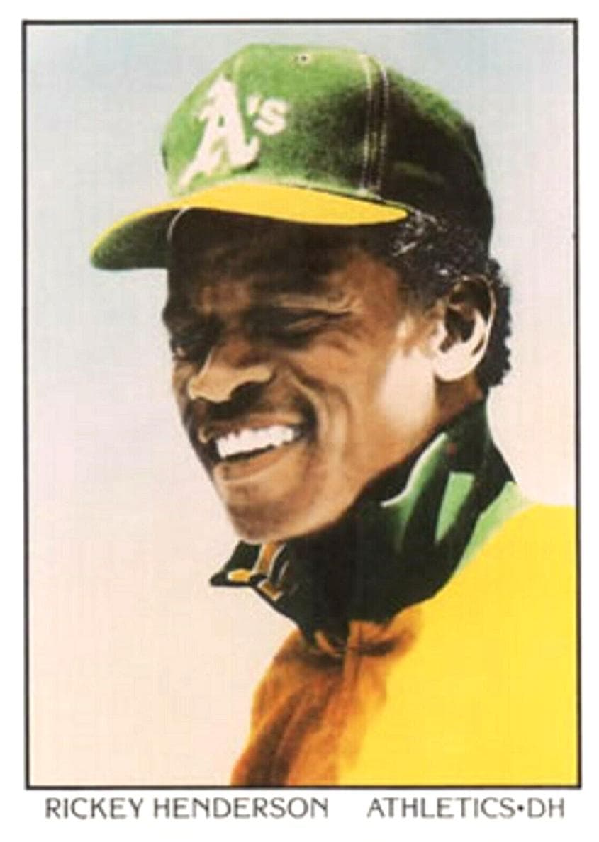 Rickey Henderson 1990 panini Score
