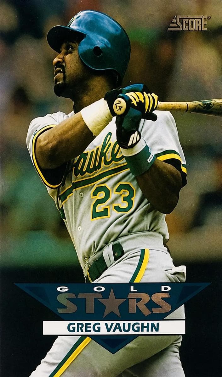 Greg Vaughn 1994 panini Score