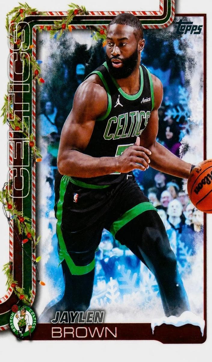Jaylen Brown 2025 topps Topps Holiday