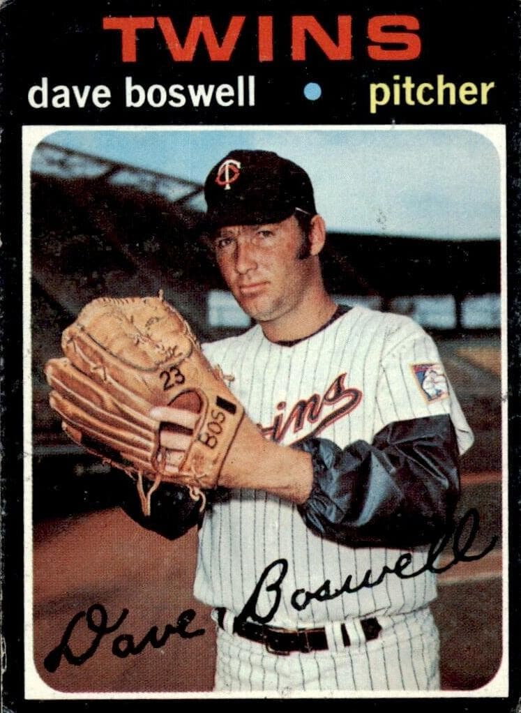Dave Boswell 1971 topps Topps