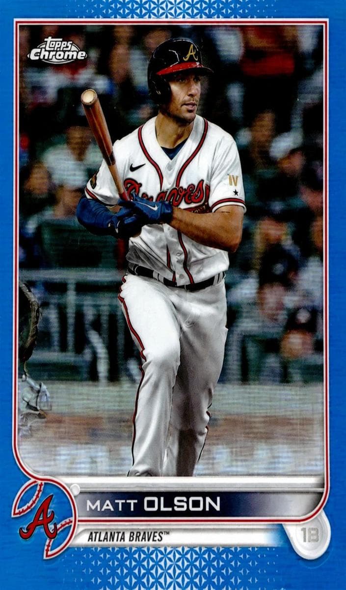 Matt Olson 2022 topps Topps Chrome Update