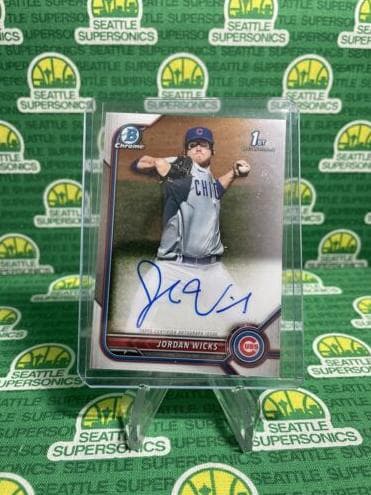 Jordan Wicks 2022 bowman Bowman