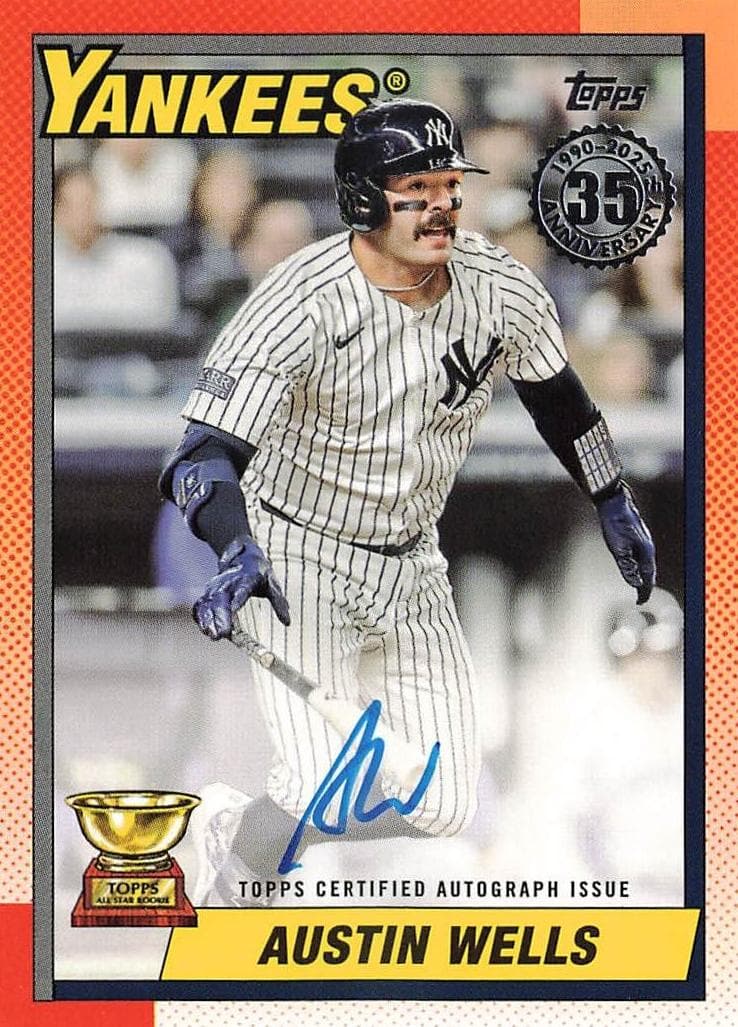 Austin Wells 2025 topps Topps