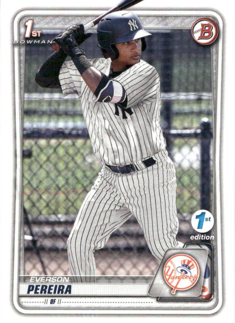 Everson Pereira 2020 bowman Bowman 1st Edition