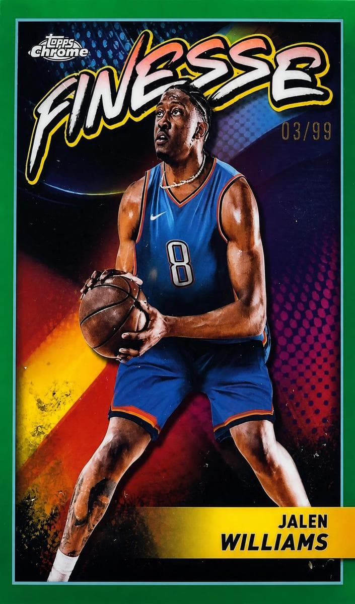 Jalen Williams 2023 topps Topps Chrome