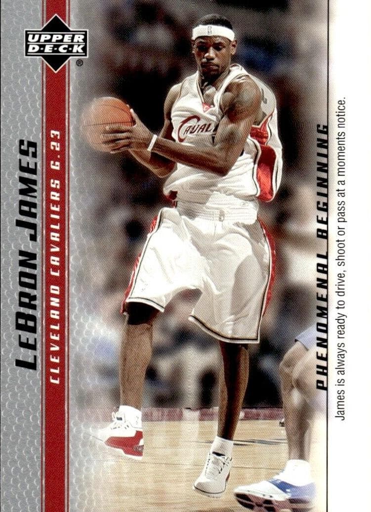 Lebron James 2003 upper-deck Lebron James Phenomenal Beginnings