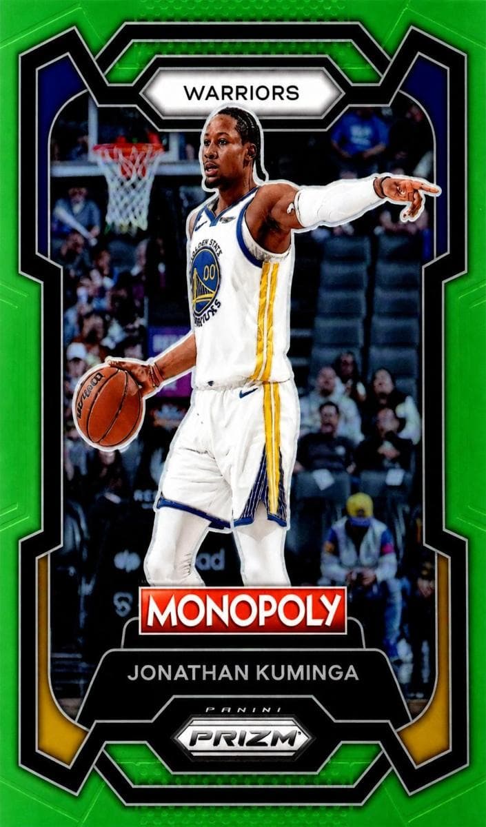 Jonathan Kuminga 2023 panini Panini Prizm Monopoly
