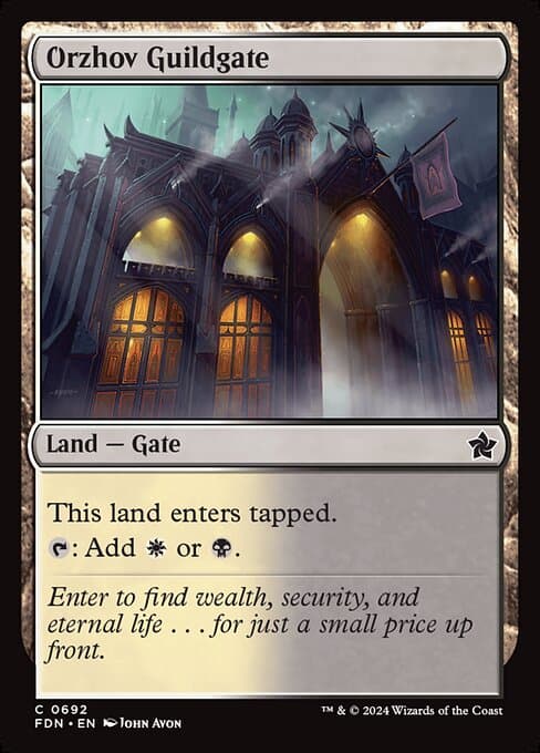 Orzhov Guildgate 2019 Magic: The Gathering Ravnica Allegiance