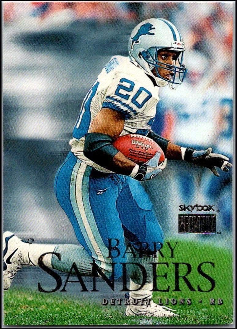 Barry Sanders 1999 fleer
