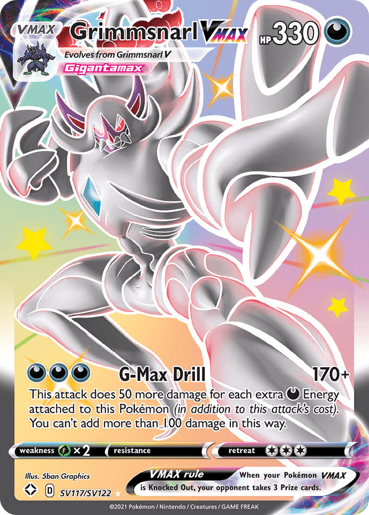 Grimmsnarl VMAX 2021 Pokemon Shining Fates