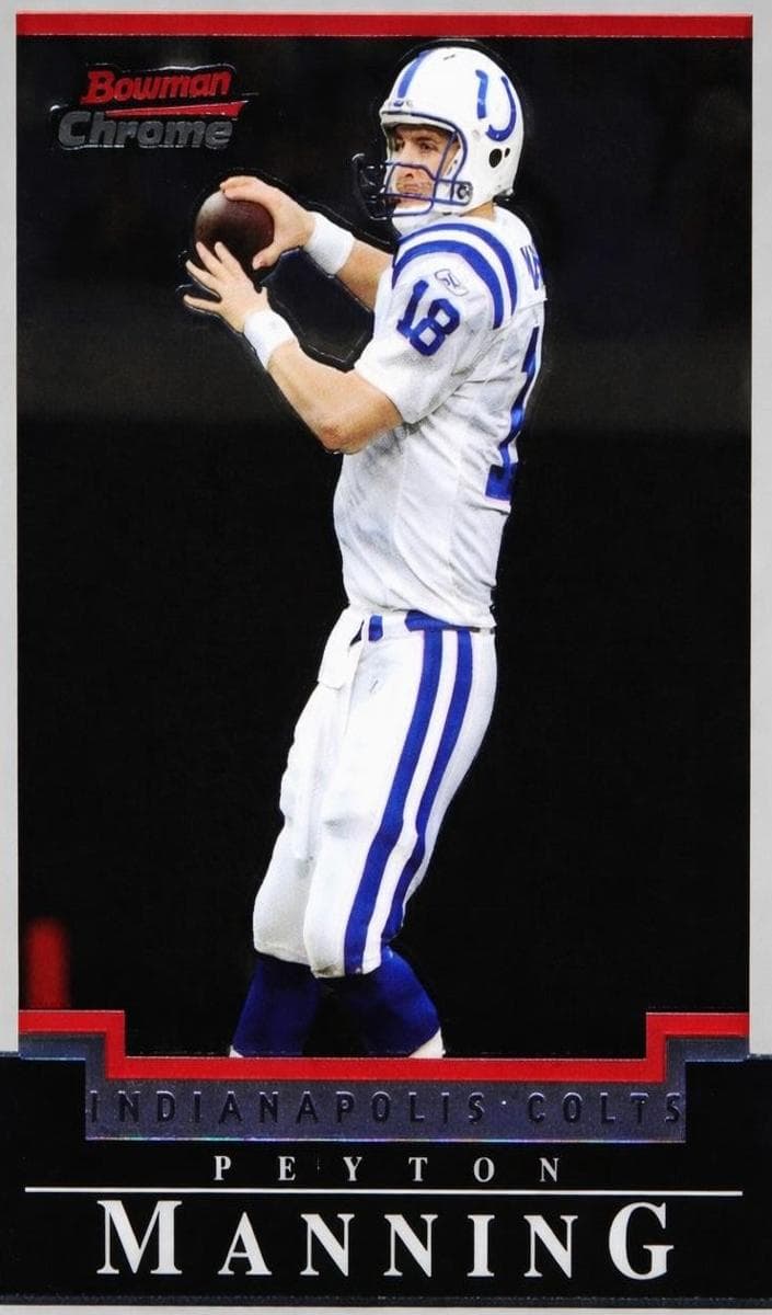 Peyton Manning 2004 bowman Bowman Chrome