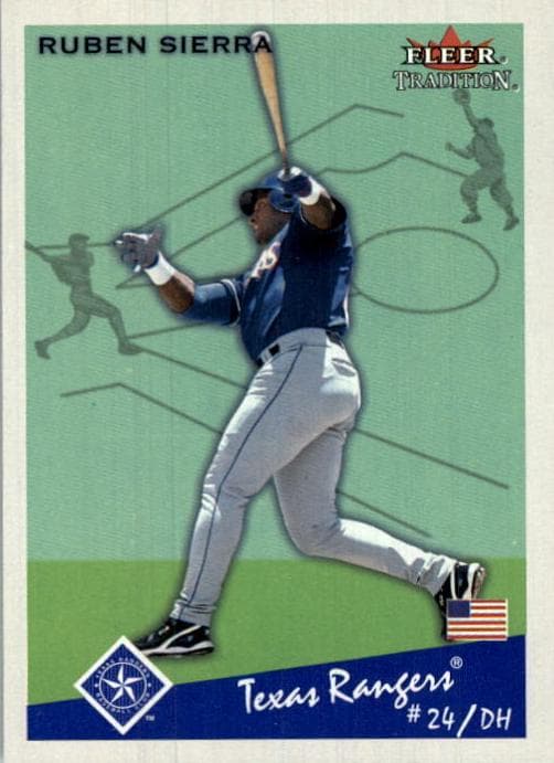 Ruben Sierra 2002 fleer Tradition