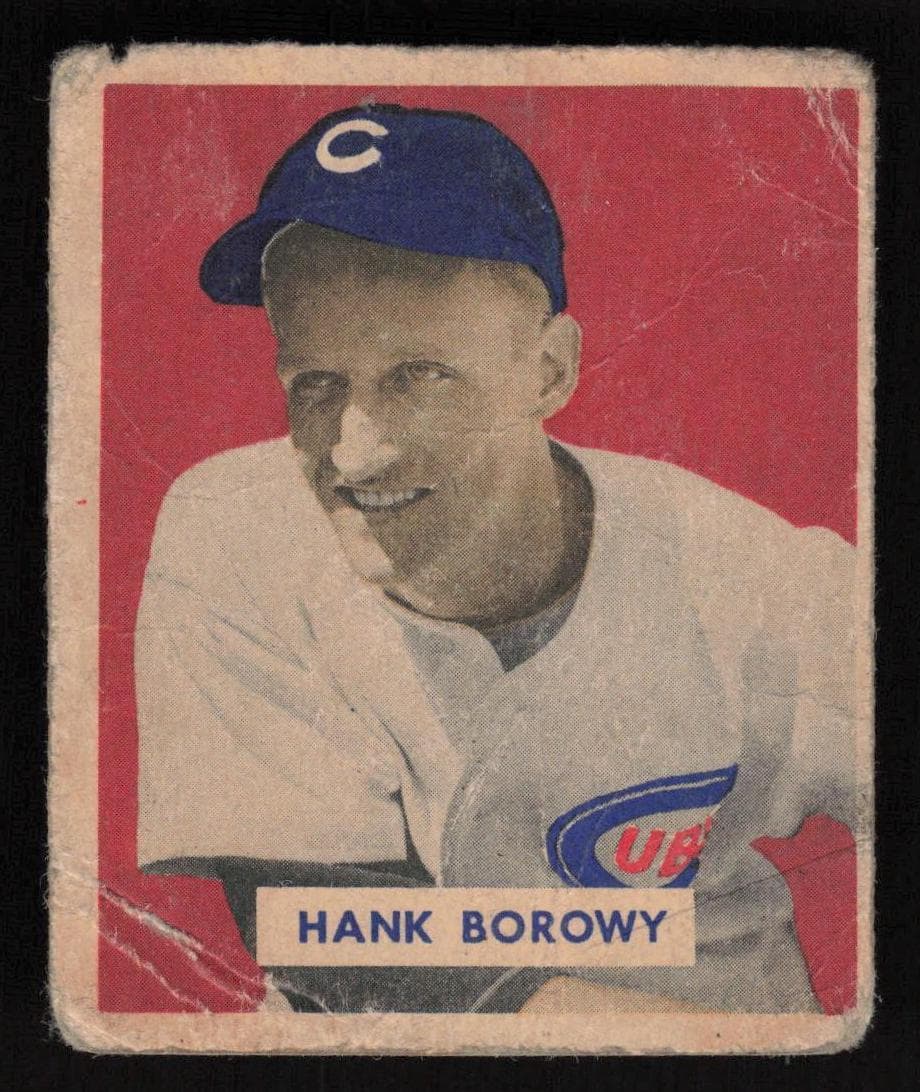 Hank Borowy 1949 bowman Bowman