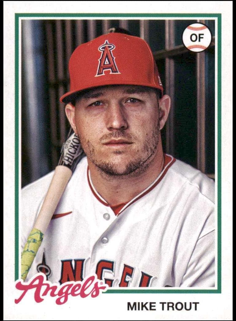Mike Trout 2022 topps Topps Archives