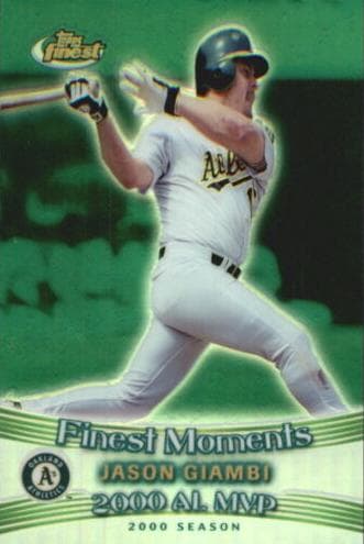 Jason Giambi 2001 unknown Finest
