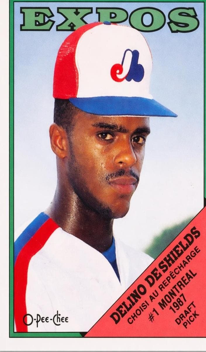 Delino DeShields 1988 o-pee-chee