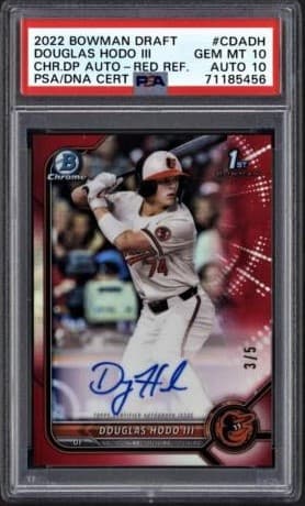 Douglas Hodo III 2022 bowman Bowman Draft