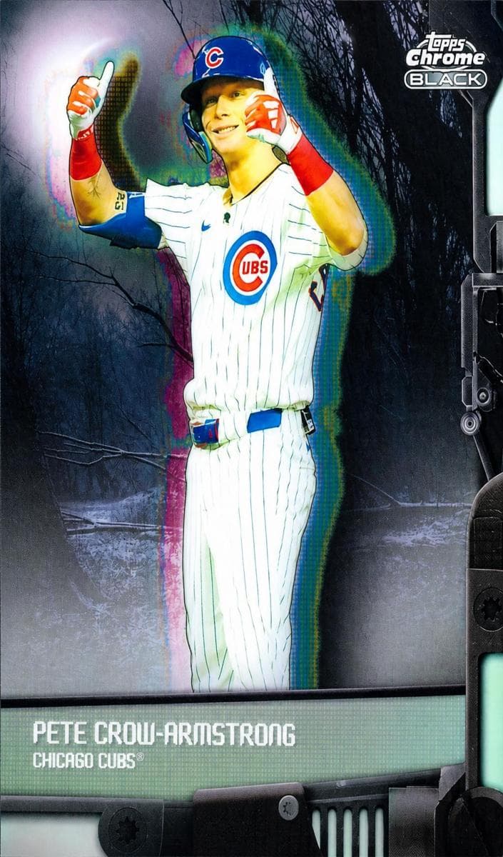 Pete Crow-Armstrong 2026 topps Topps Chrome Black