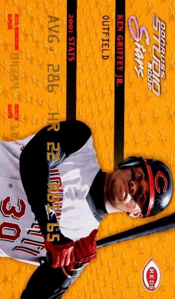 Ken Griffey Jr 2002 panini Donruss Studio