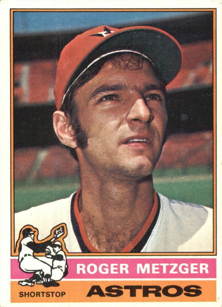 Roger Metzger 1976 topps Topps