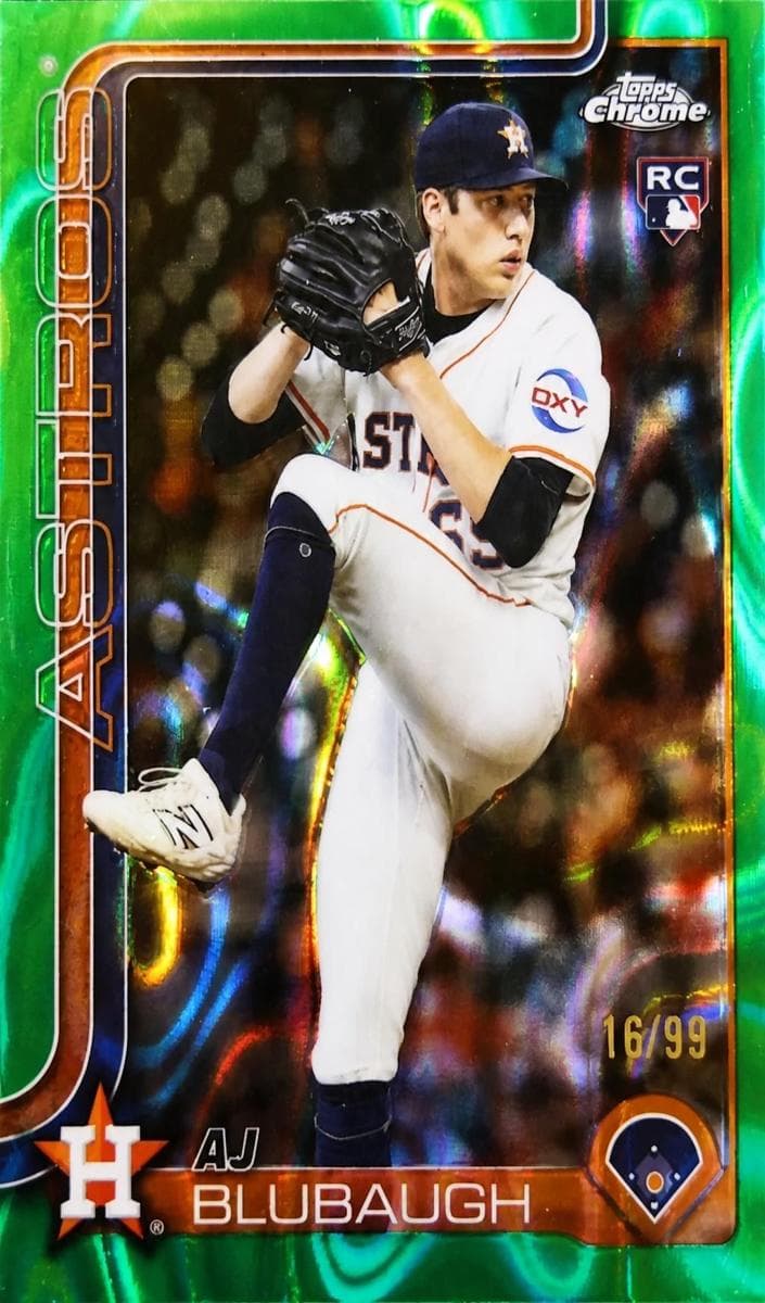 AJ Blubaugh trading card