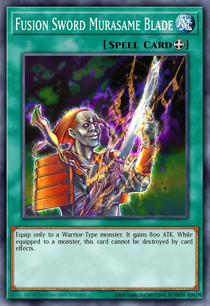 Fusion Sword Murasame Blade 2005 Yu-Gi-Oh!