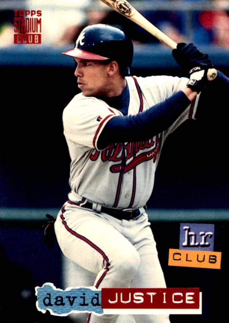 David Justice 1994 leaf Leaf