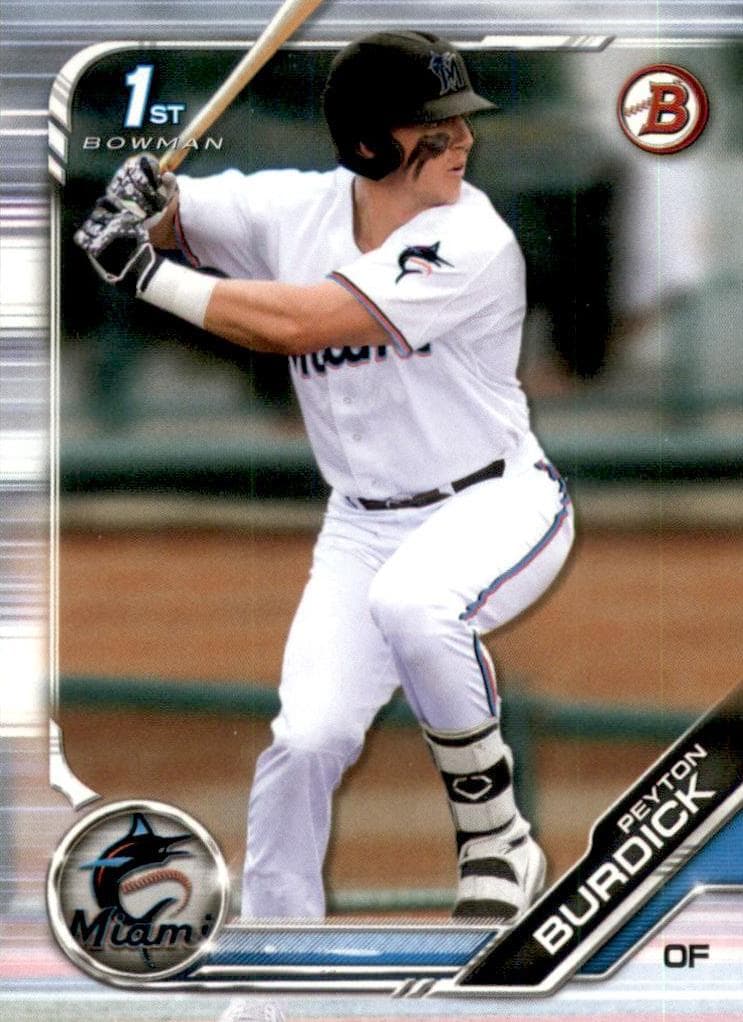 Peyton Burdick 2019 bowman Bowman Draft