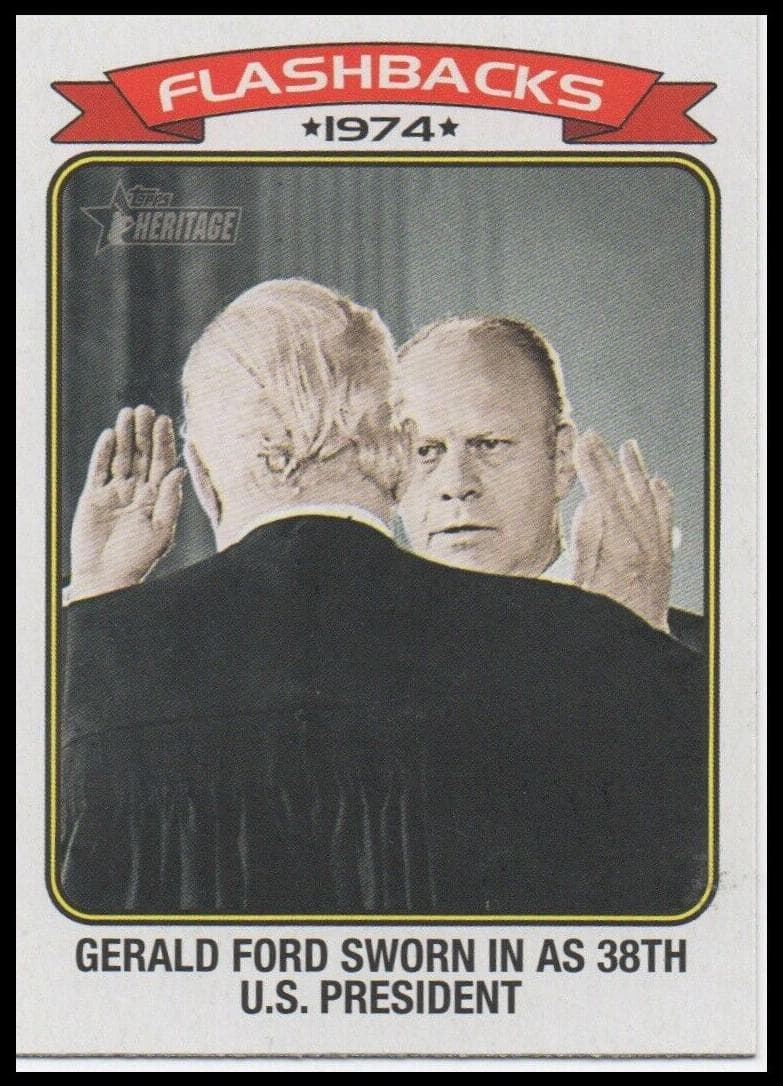 Gerald Ford trading card